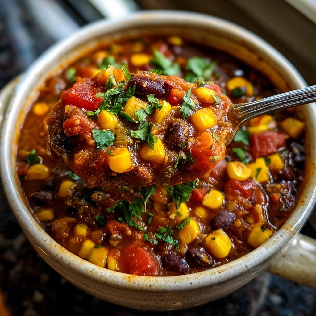 Ultimate Veggie Chili Bowl