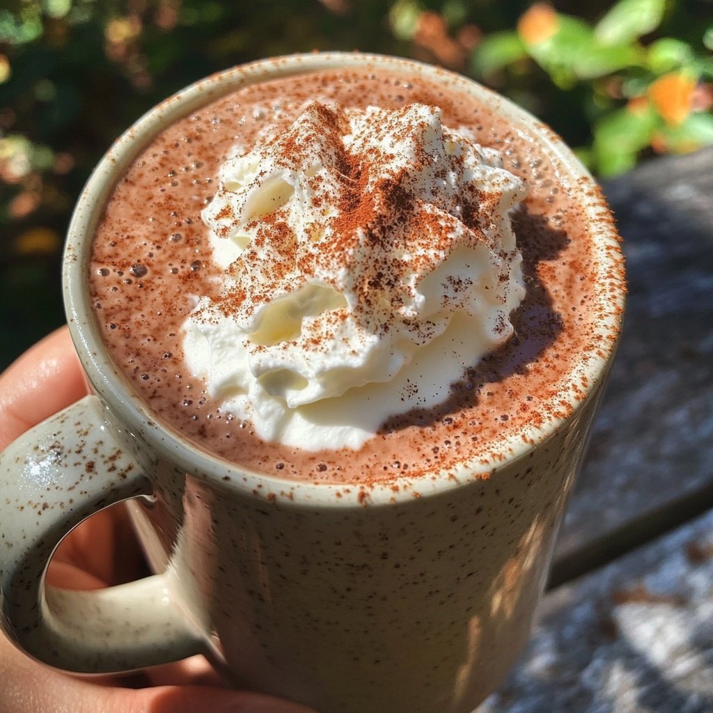 Spiced Hot Chocolate with Rum