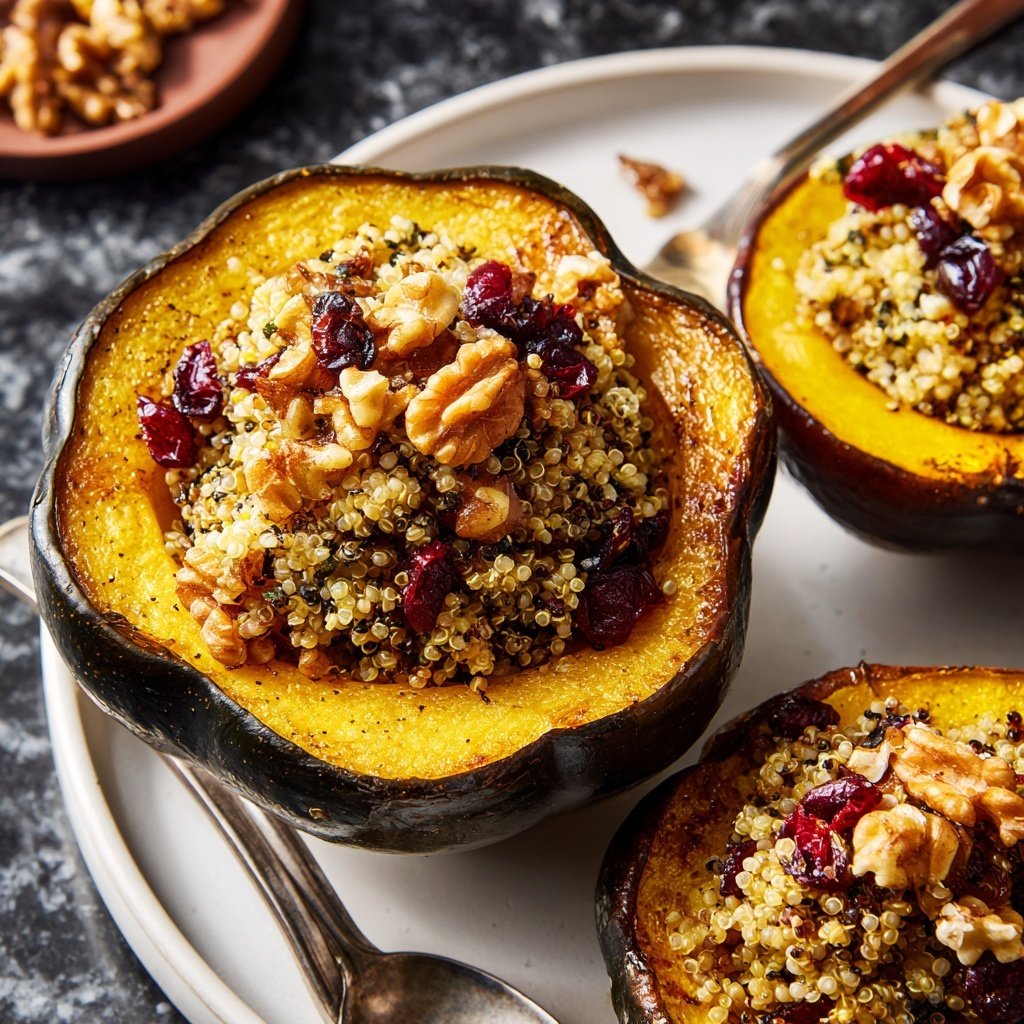 Stuffed Acorn Squash with Quinoa