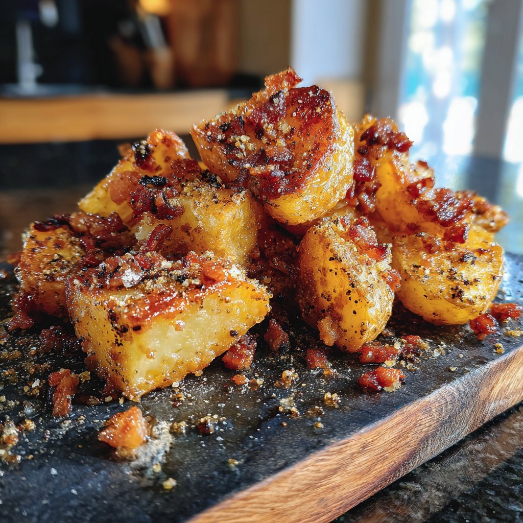 Crispy Maple Bacon Potatoes