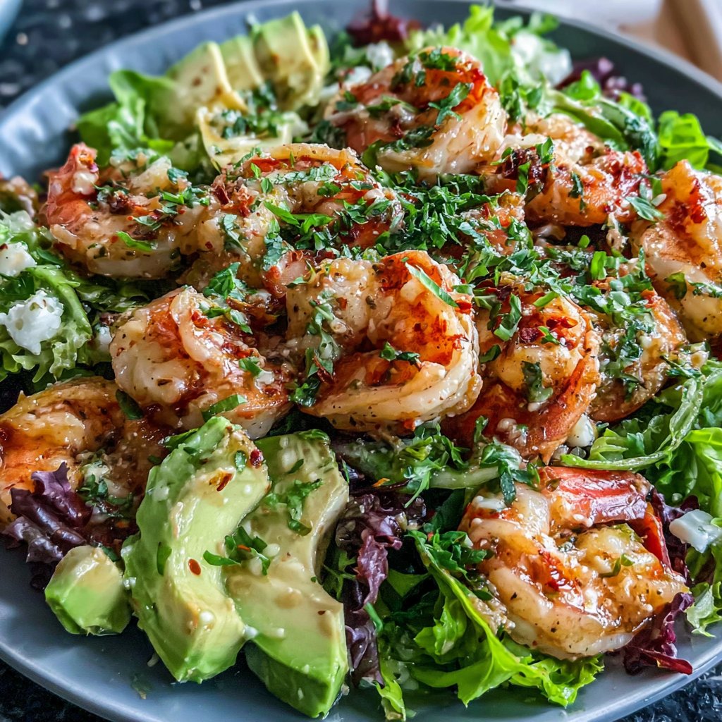 Shrimp Avocado Power Salad