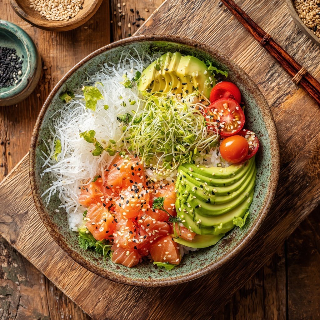 Vibrant Buddha Salmon Bowl