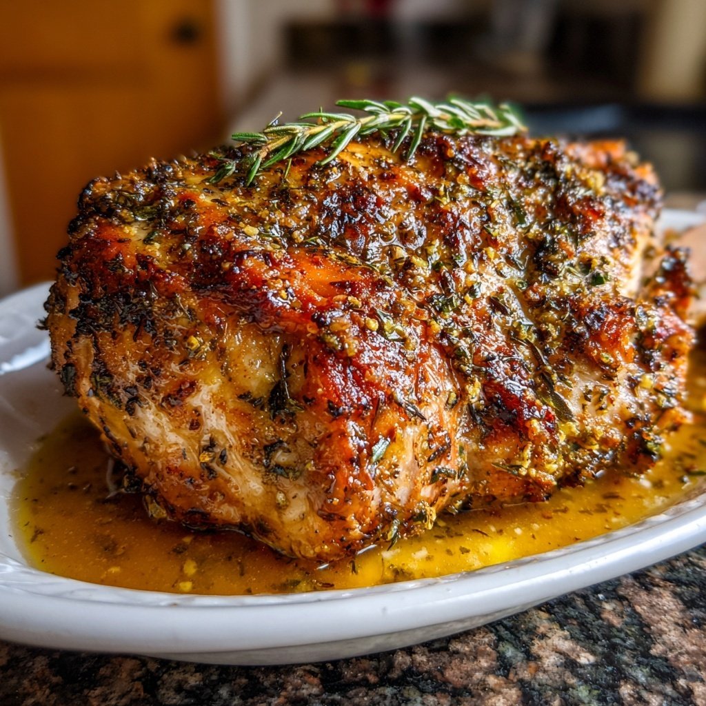 Herb Roasted Turkey Breast with Gravy