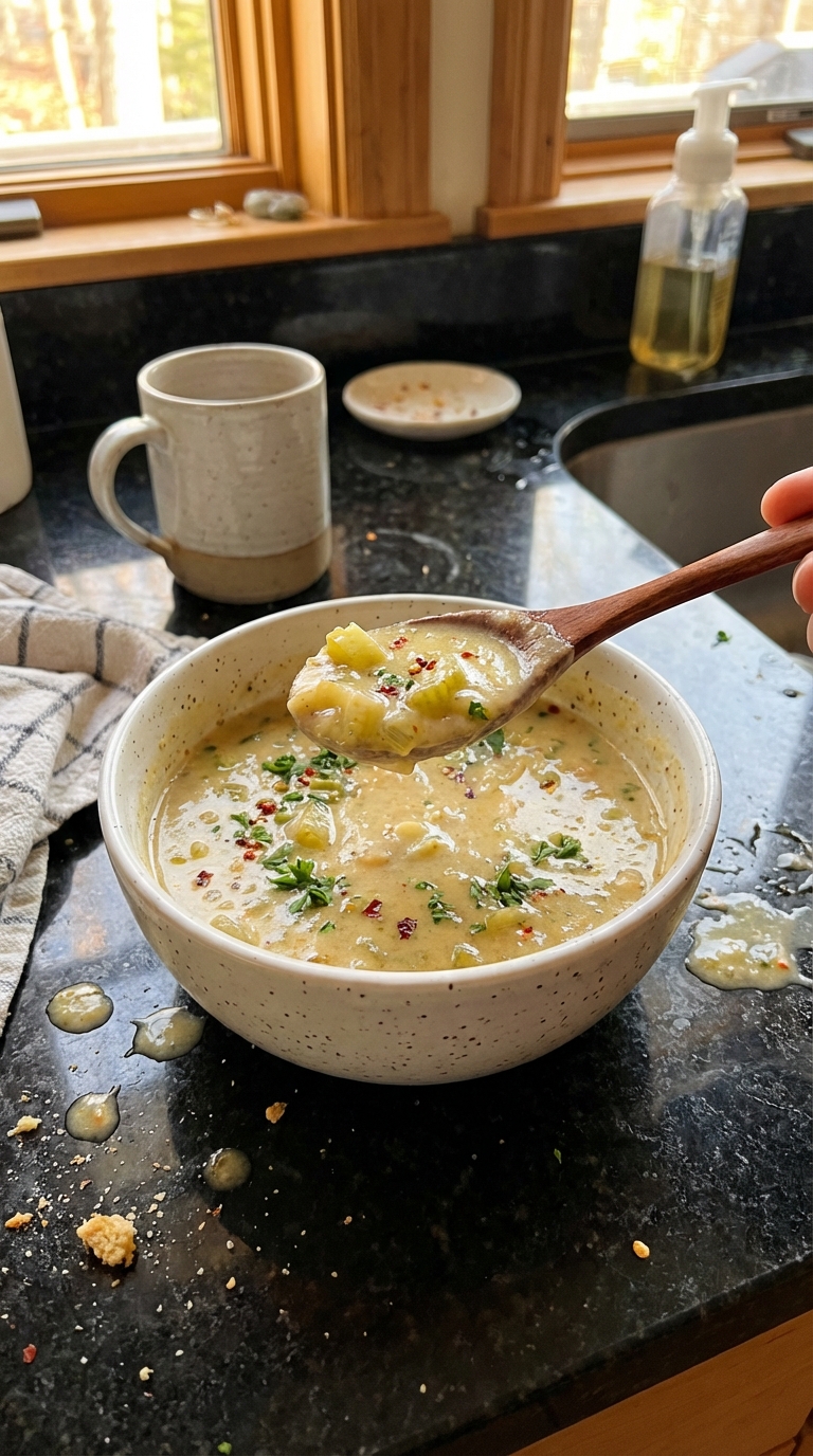 Spicy Celery Celery Soup