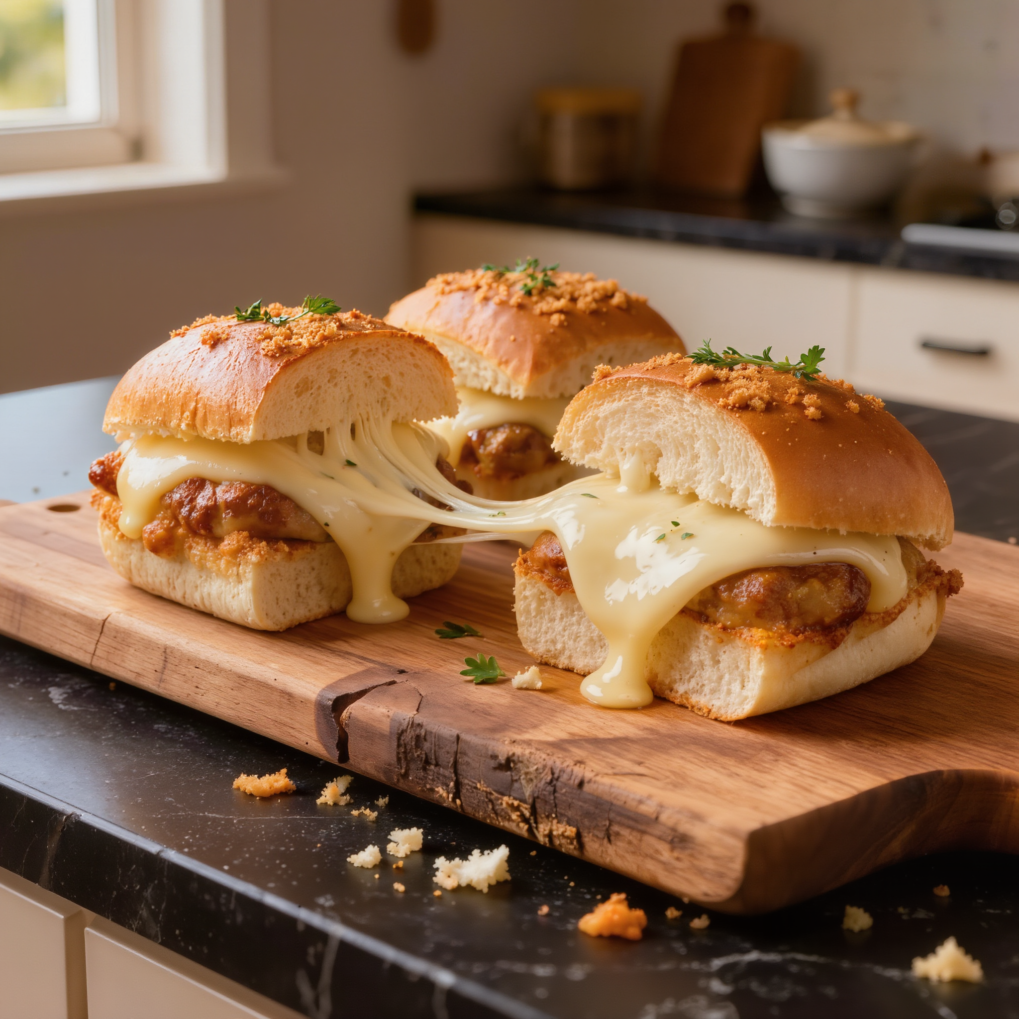 Cheesy Garlic Slider Buns
