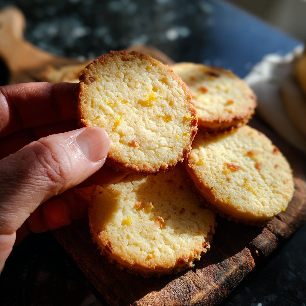 Springtime Lemon Shortbread Cookies