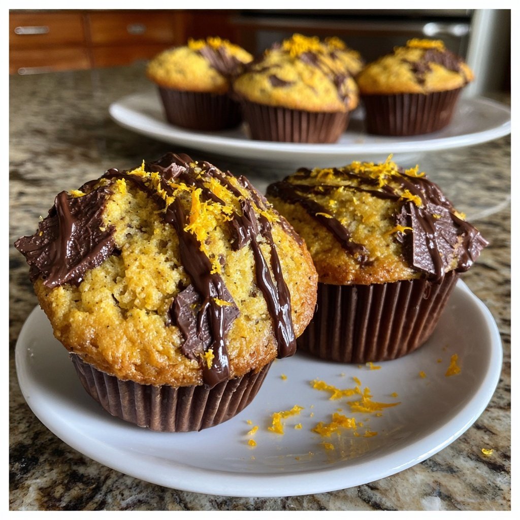 Zesty Orange Chocolate Cupcakes