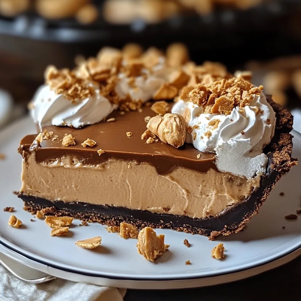 No Bake Peanut Butter Pie