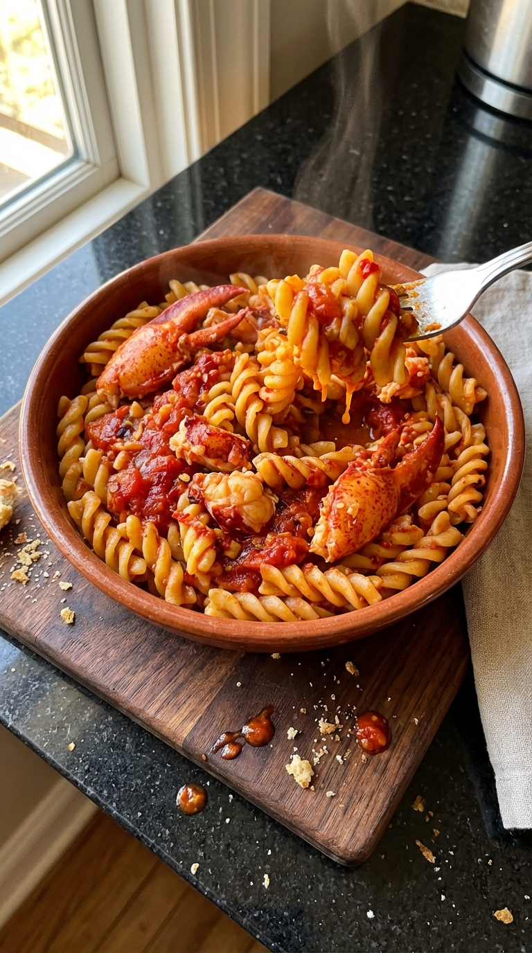 Spicy Lobster Pasta Arrabbiata