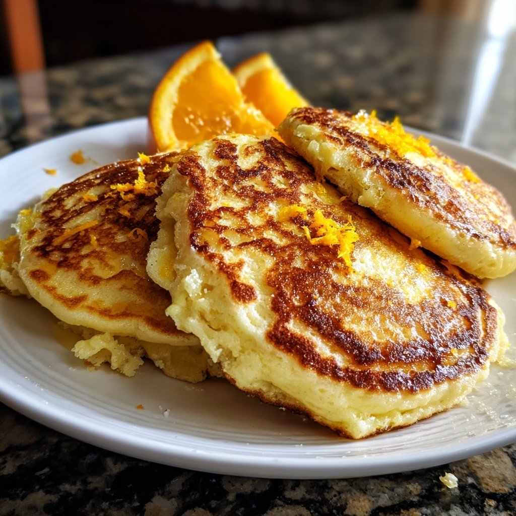 Italian-Style Ricotta Pancakes with Citrus Zest