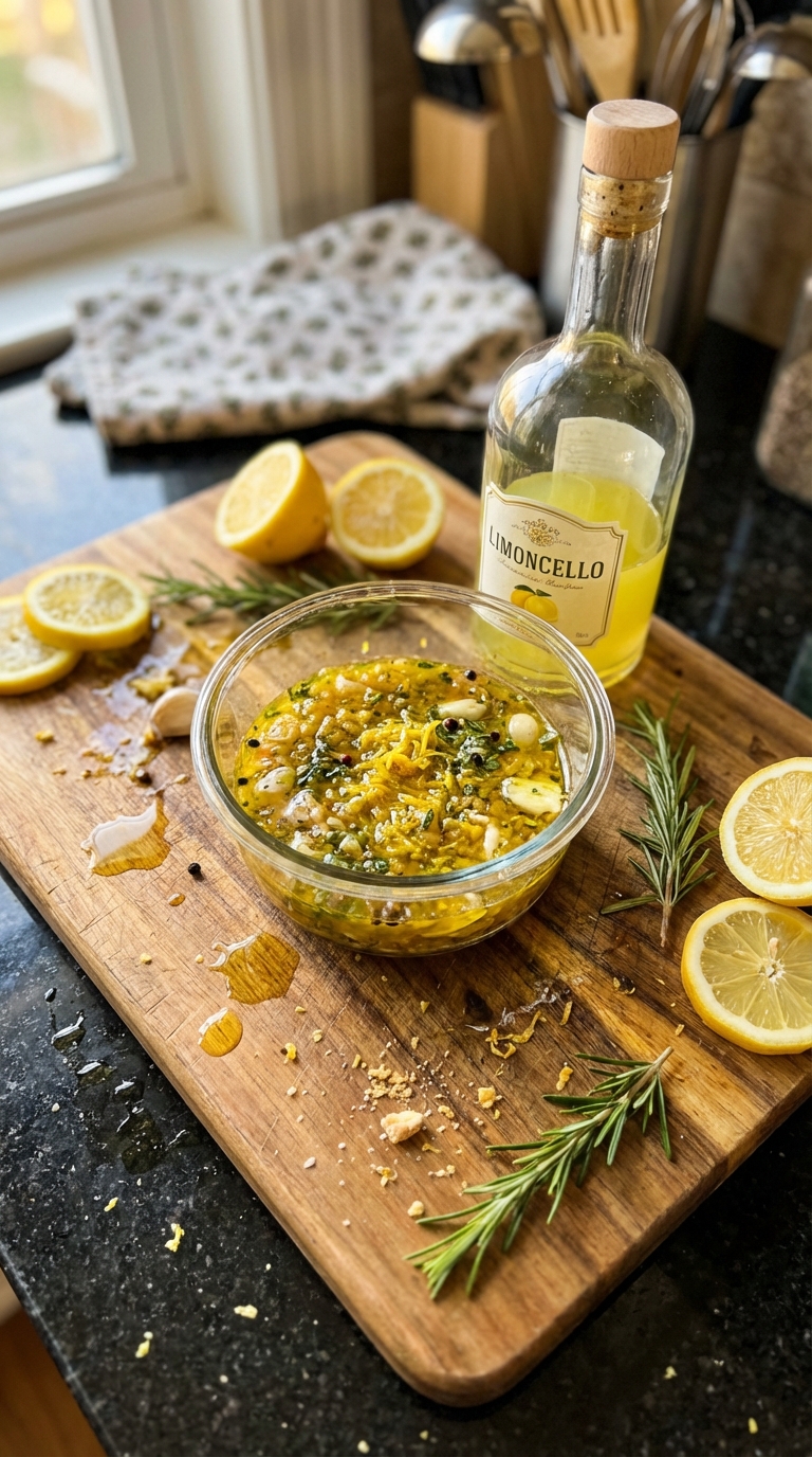 Zesty Limoncello Chicken Marinade