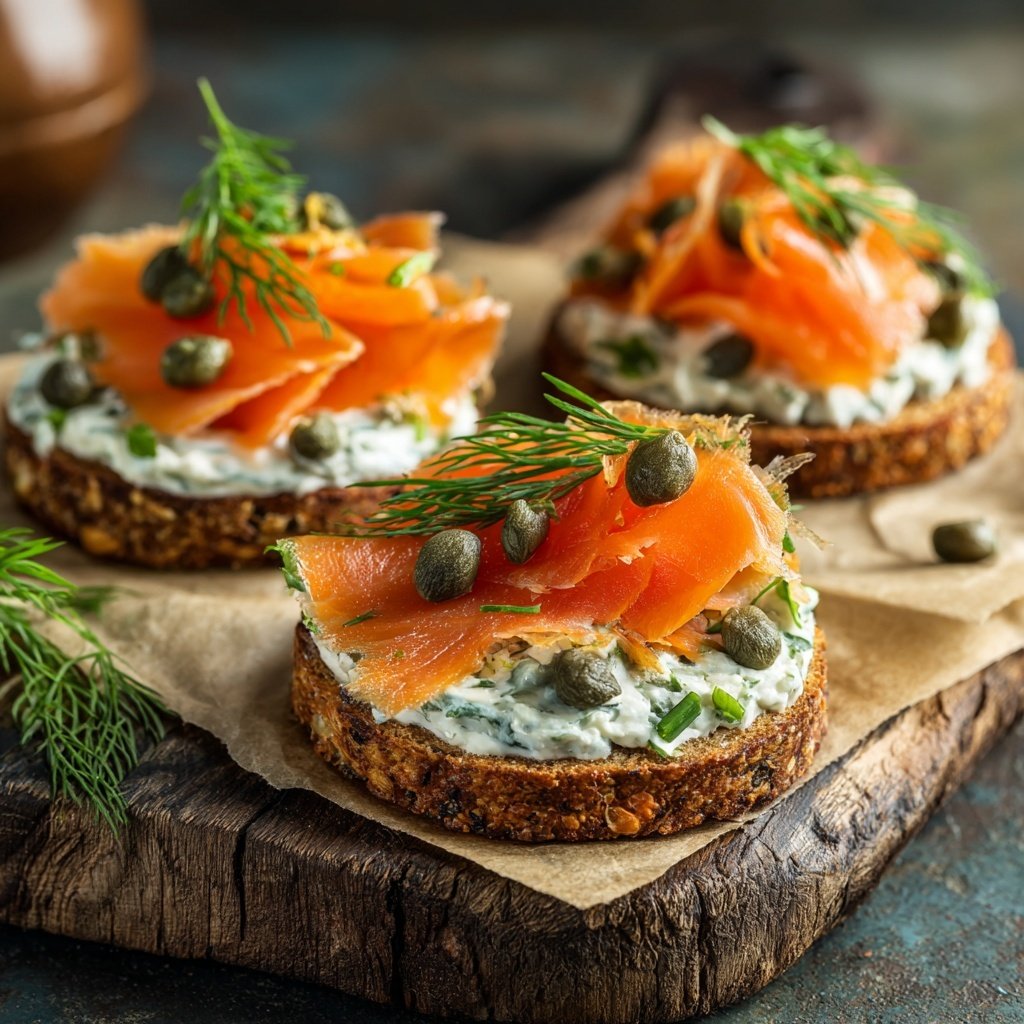 Smoked Salmon Appetizer Bites