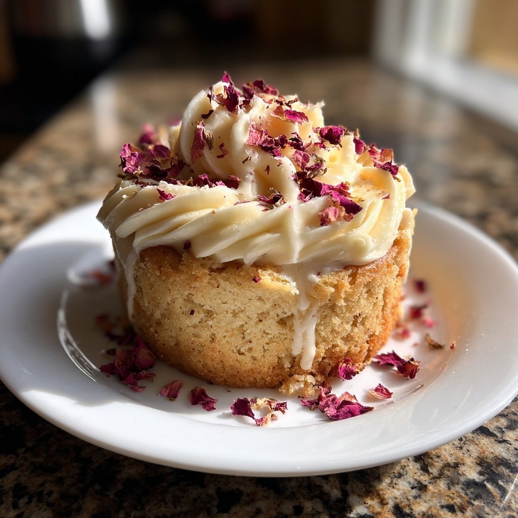 Rose Petal Cupcake Delight