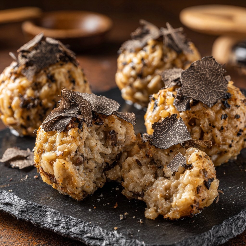 Savory Truffle Risotto Bites