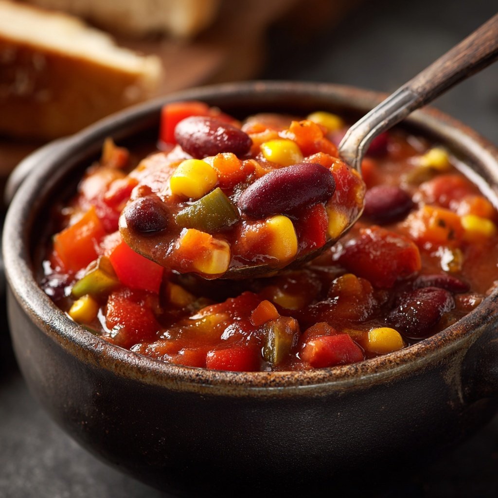 Vegetable and Bean Chili Bowl