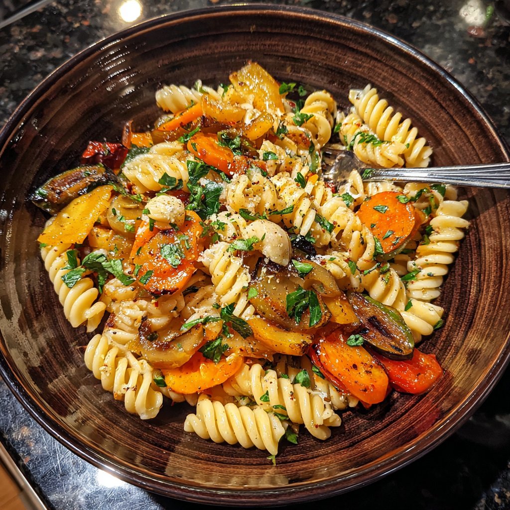Roasted Vegetable Pasta Toss