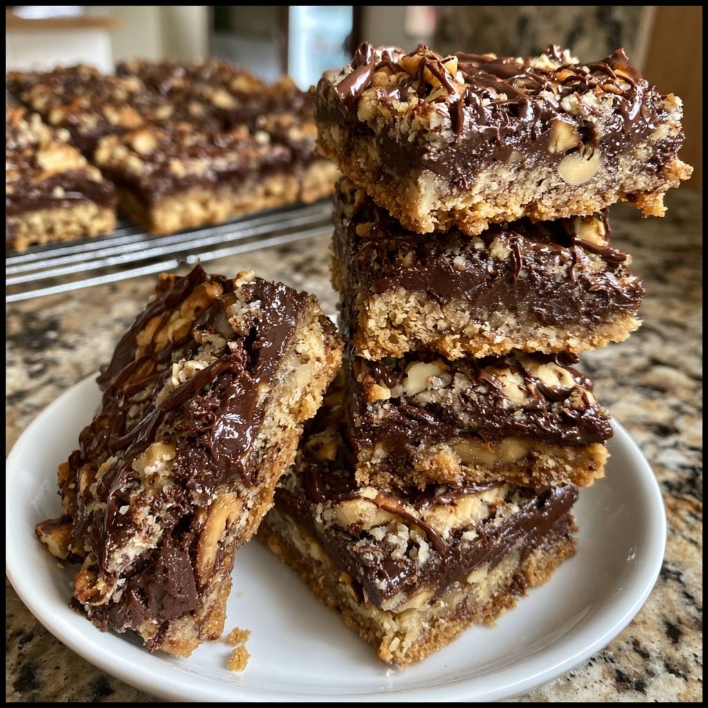 Chocolate Hazelnut Dream Bars