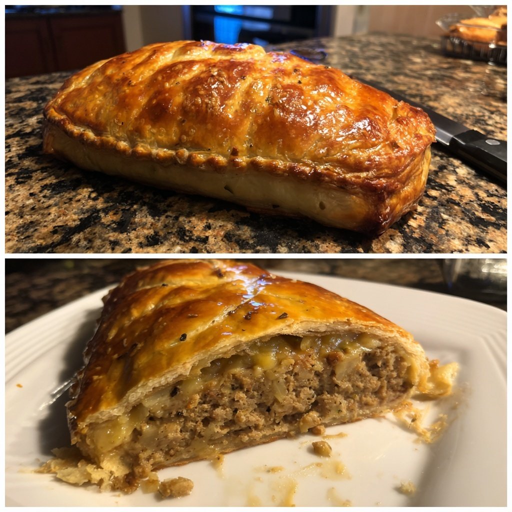 Beef Wellington with Mushroom Duxelles