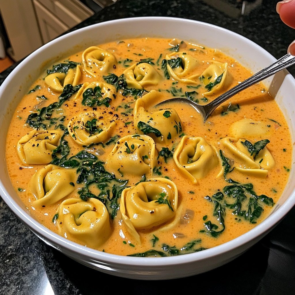 Creamy Tortellini Soup