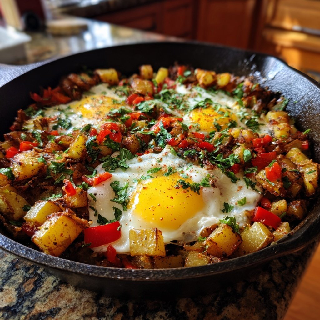 One-Pan Breakfast Skillet with Crispy Potatoes
