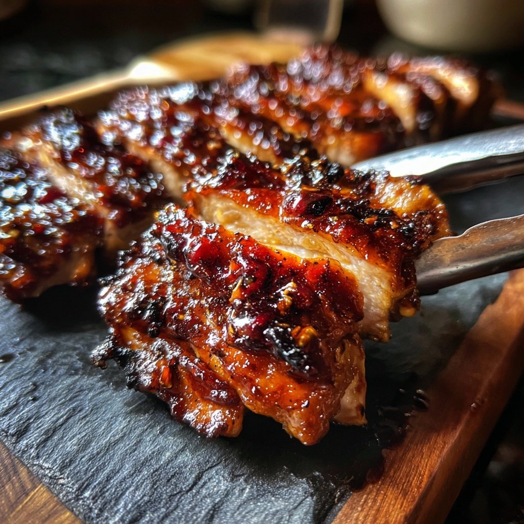 Pomegranate Molasses Glazed Chicken Carrots